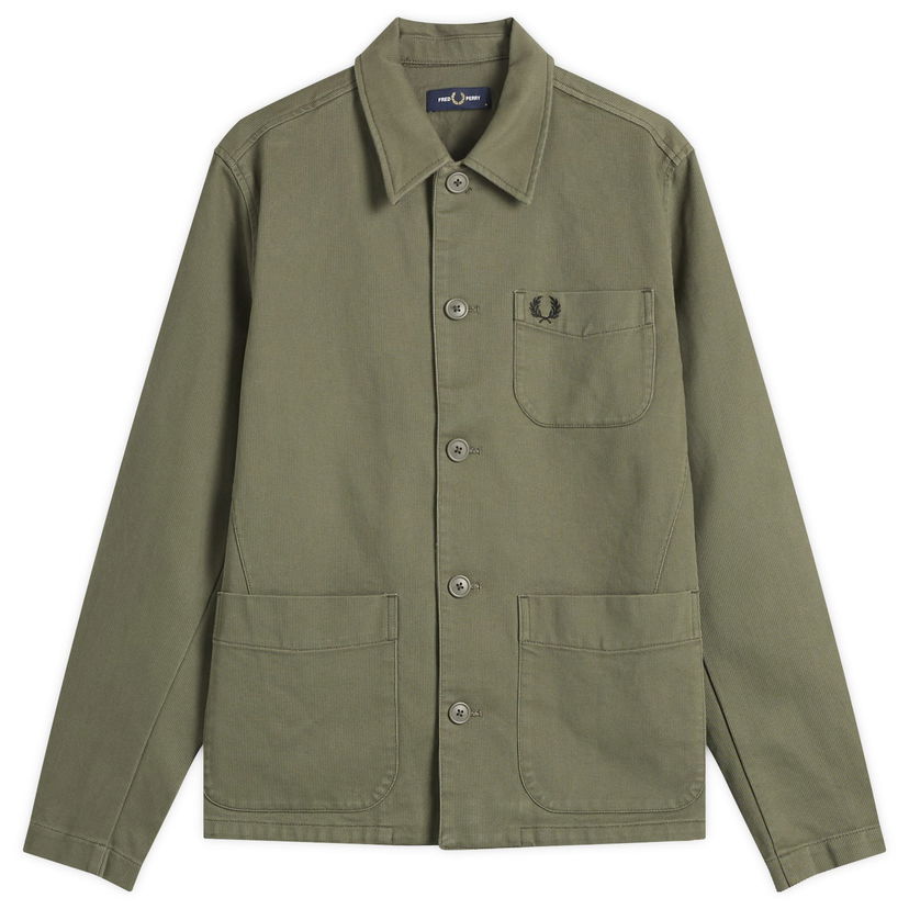 Paita Fred Perry Men's Bedford Corduroy Overshirt Vihreä | M1701-X21