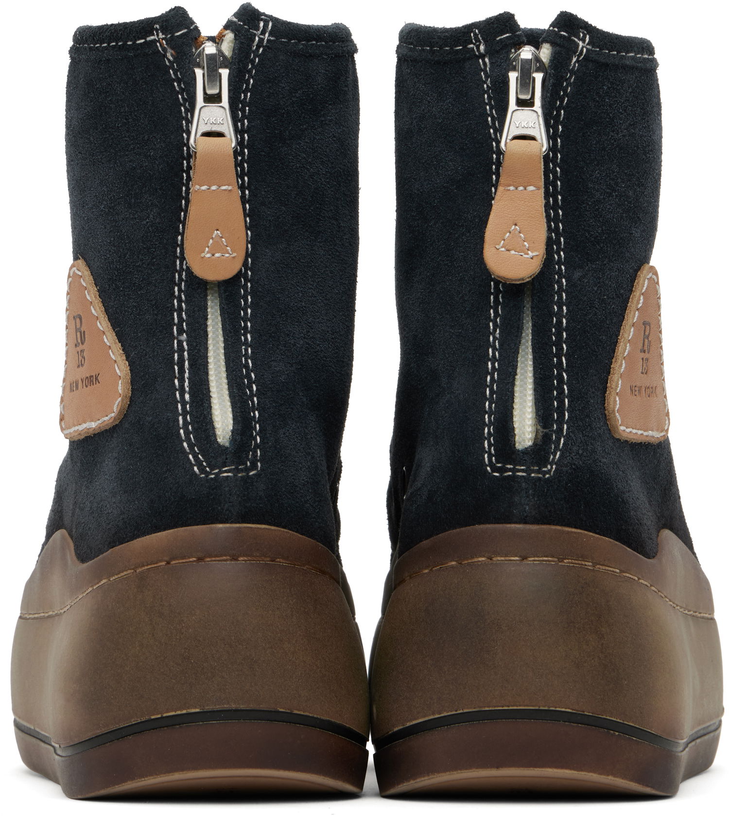Vaatteet R13 R13 Distressed Tall Kurt Tummansininen | R13MS057-186AB, 1