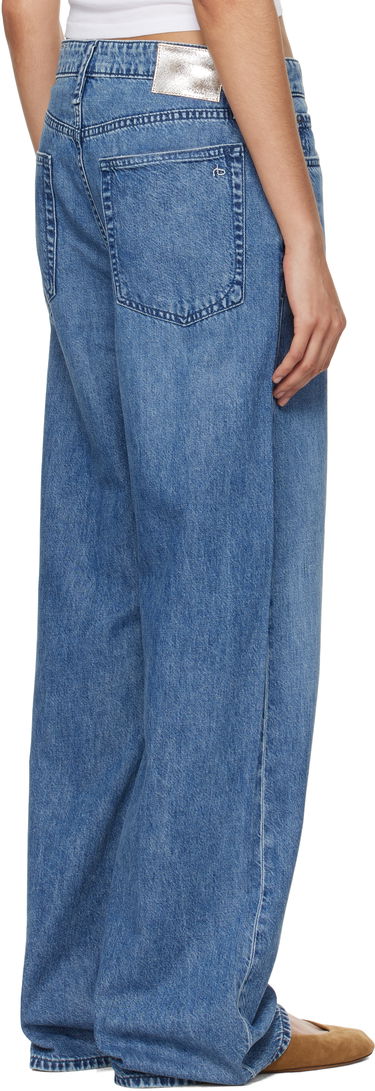 Jeans rag & bone Rag & Bone 'The Logan' Mid-Rise Wide Leg Jeans Sininen | WDD24F29351FRI, 2