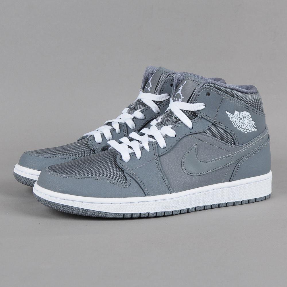 Tennarit ja kengät Jordan Air Jordan 1 Retro Mid ''Cool Grey'' Harmaa | 554724-022, 1