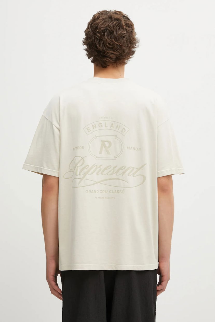 T-paita Represent Clo Represent Grand Vintage Graphic T-Shirt Beige | MLM100280