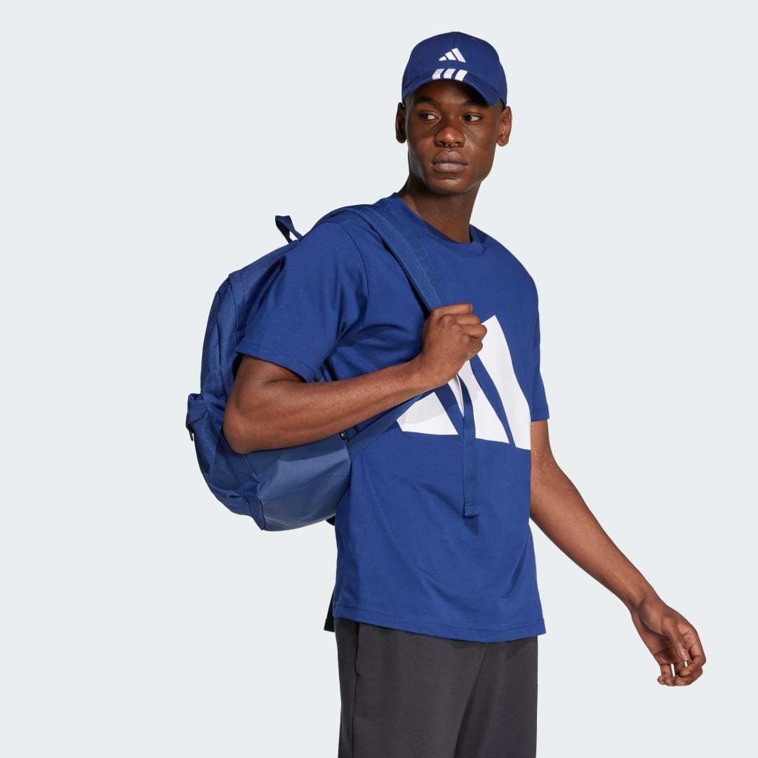 T-paita adidas Performance Essentials Big Logo T-Shirt Sininen | JE8940, 1