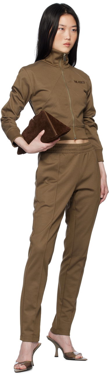 Verryttelypuku The Attico The Attico Cropped Track Jacket Ruskea | 250WCF00022 JJJ055AA, 3