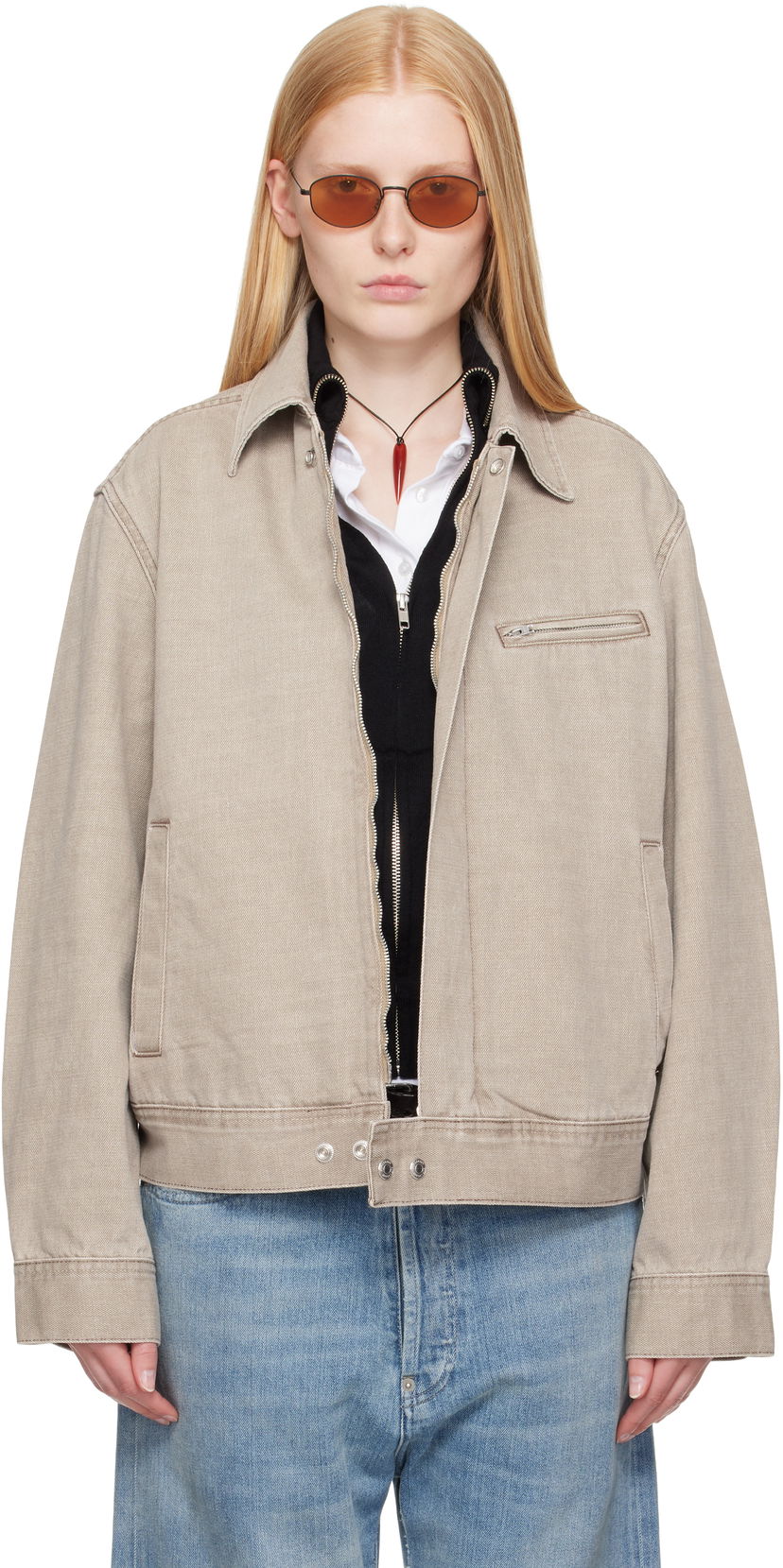 Takki OUR LEGACY Our Legacy Miller Denim Jacket Beige | M2255MV