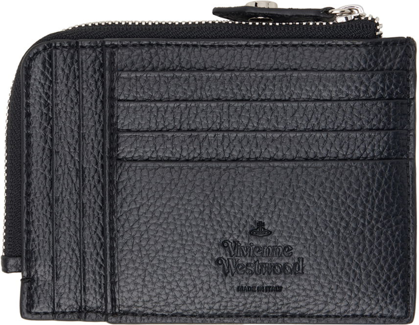 Lompakko Vivienne Westwood Zip Card Holder Musta | 51120009U-S000D-, 1
