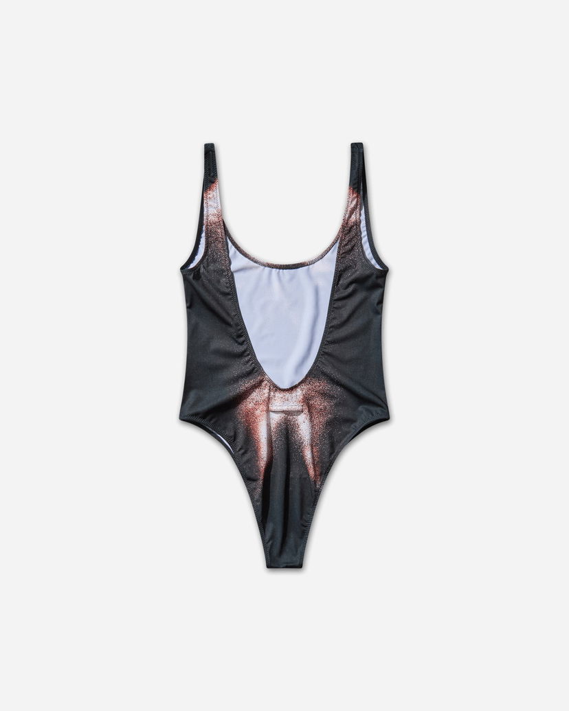 Uimapuvut Jean Paul Gaultier Body Dust One-Piece Swimsuit Musta | 2504WSW073J022P 0060