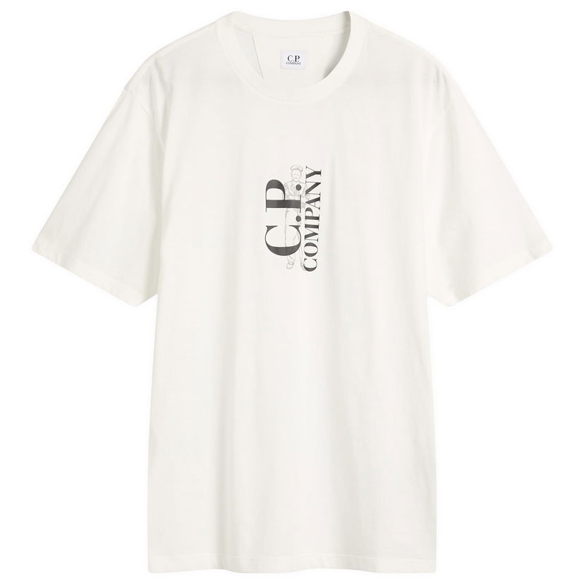 T-paita C.P. Company Sailor T-Shirt Valkoinen | 19CMTS091A-005100W-103
