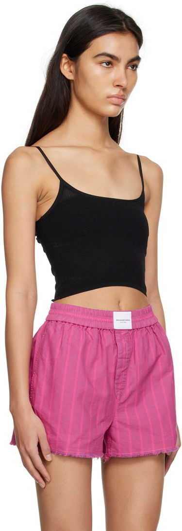 Tankkitoppi Alexander Wang Cropped Camisole Musta | 4KC2231010, 1