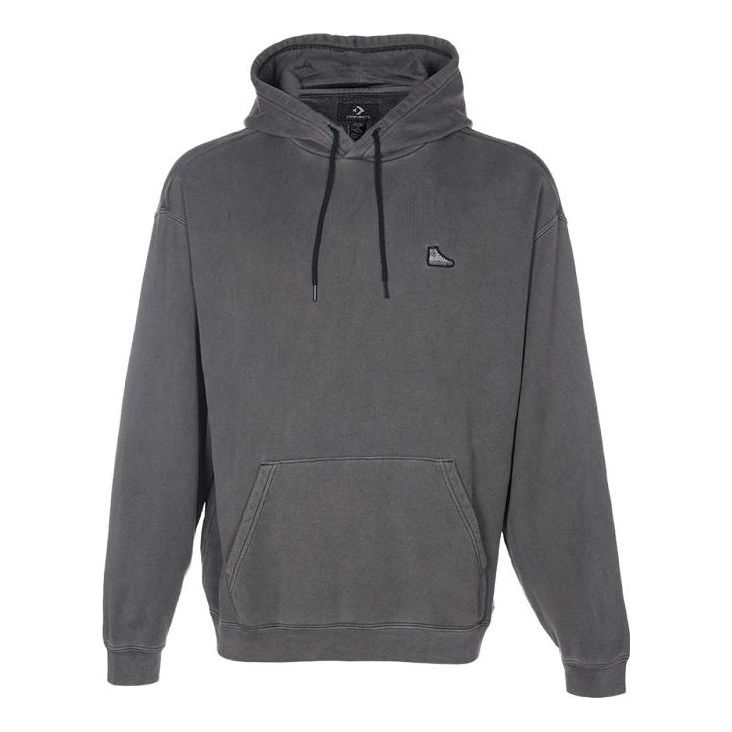 Huppari Converse Loose Fit Patch Hoodie Harmaa | 10025537-A01