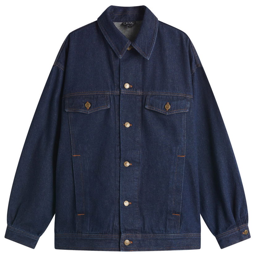 Takki A.P.C. A.P.C. Elvis Denim Jacket Sininen | COHJI-H02913-IAL