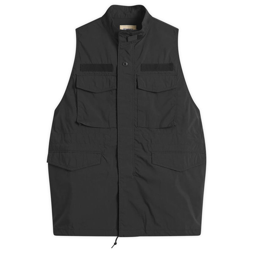 Liivi BEAMS Beams Boy Multi-Pocket Fatigue Vest Musta | 1306-0232-120-19