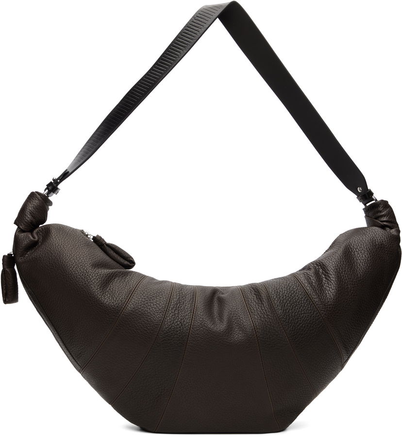 Olkalaukku LEMAIRE Rail Belt Large Croissant Bag Ruskea | BG0172 LL0137