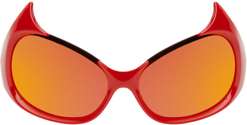 Aurinkolasit Balenciaga Red Gotham Cat Oranssi | BB0284S-004