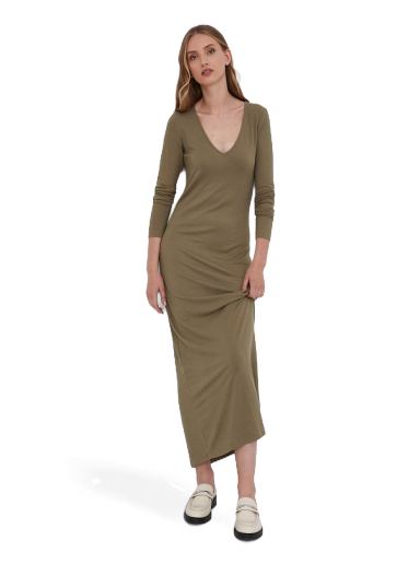 Mekko Samsoe Samsoe Patty Long Dress Beige | F21300116