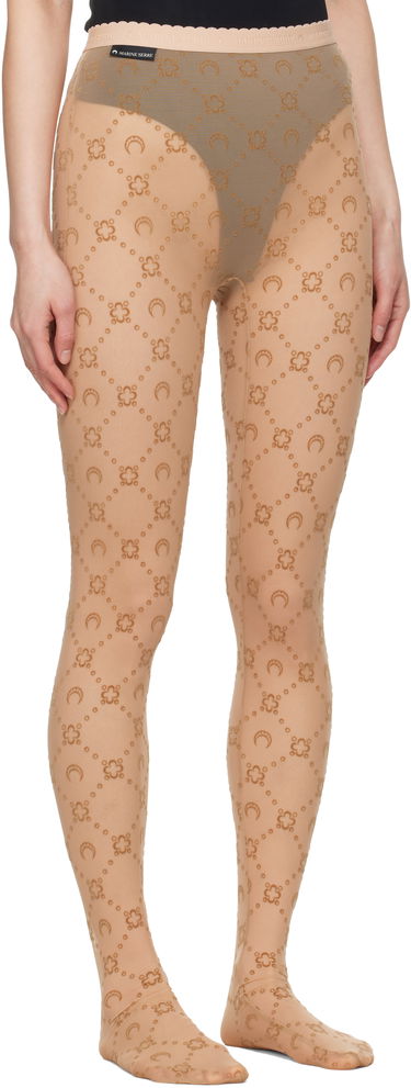 Sukat Marine Serre Recycled Mesh Flock Tights Harmaa | WUW034A CJER0005, 1