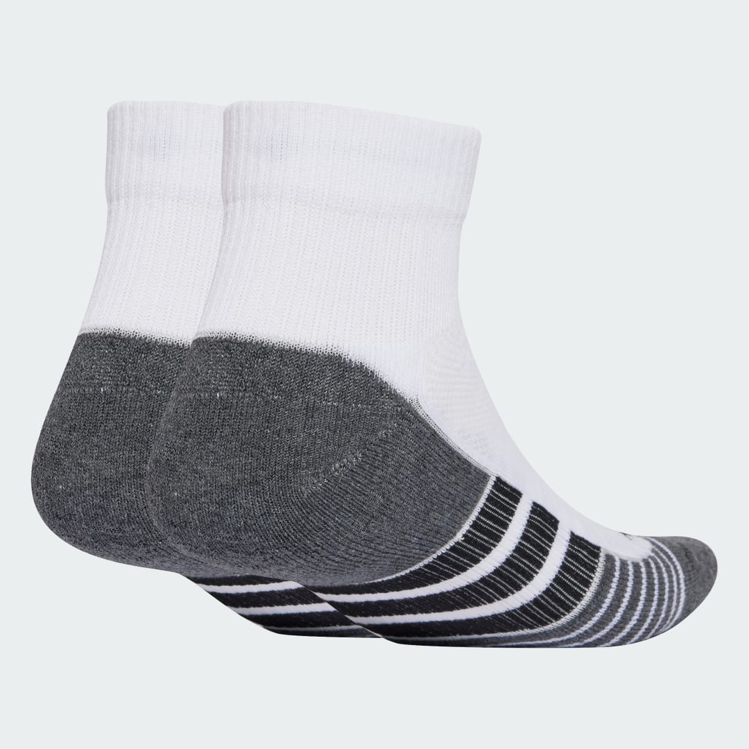 Sukat adidas Performance Performance Cushioned Quarter Socks 3 Pairs Valkoinen | JD9574, 0