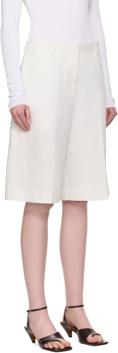 Shortsit TOTEME TOTEME Tailored Shorts Valkoinen | 253-WRB0285-FB0425, 1