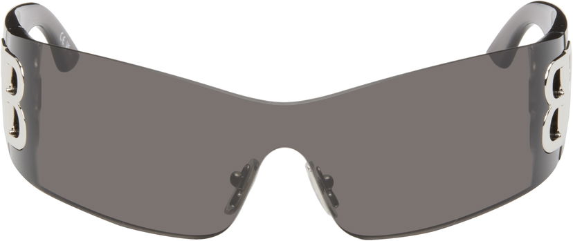 Aurinkolasit Balenciaga Bossy Mask Sunglasses Musta | BB0359S-001