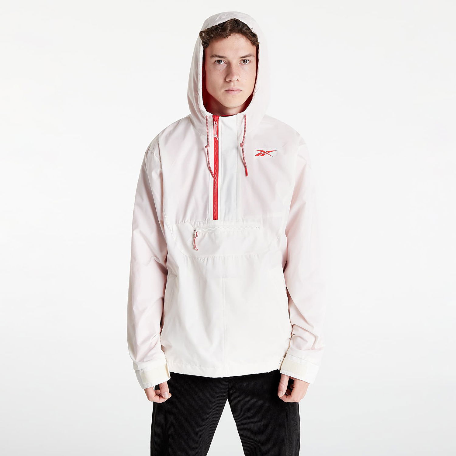 Takki Reebok Vector Fleece Anorak Valkoinen | HH8369, 0