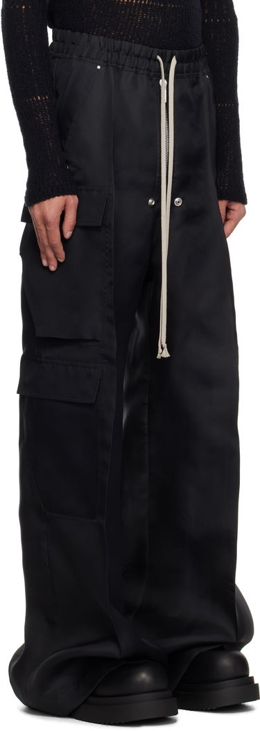 Cargo housut Rick Owens Rick Owens Hollywood Cargobelas Cargo Pants Musta | RR01E5339 SG, 1