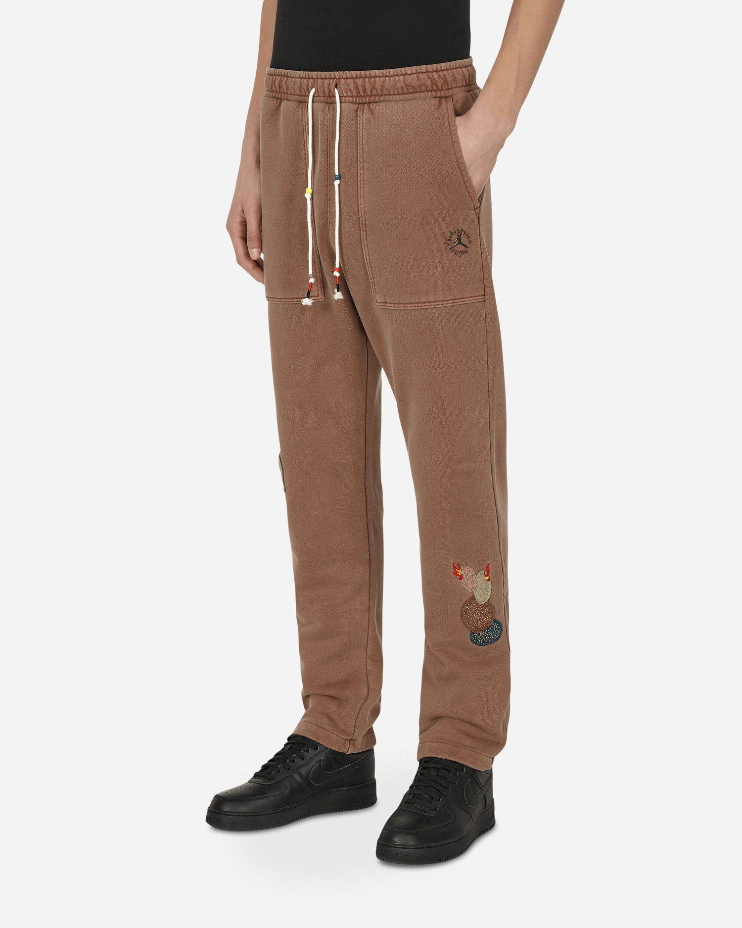 Verryttelyhousut Jordan Travis Scott x Fleece Pants Ruskea | DO4097-256, 1
