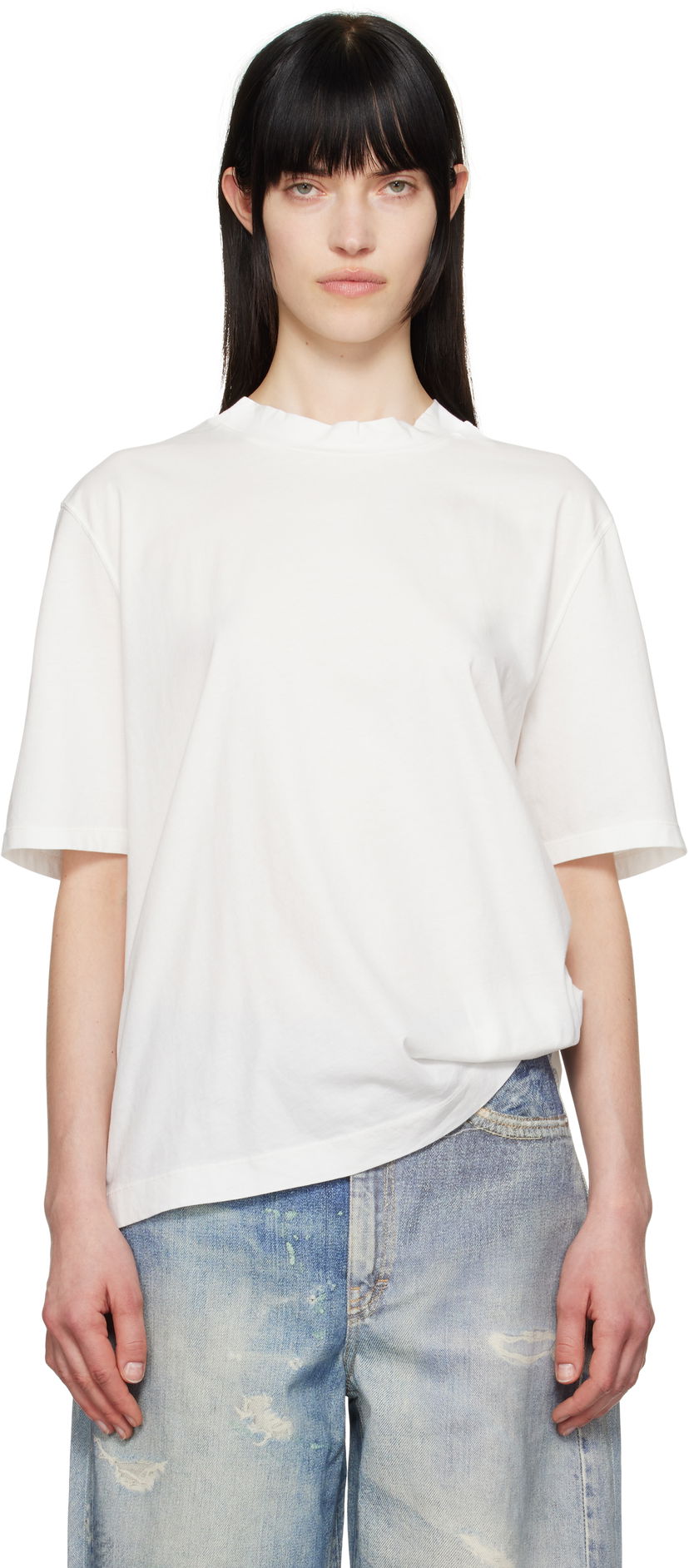 T-paita OUR LEGACY Our Legacy Big T-Shirt Valkoinen | W2256BW