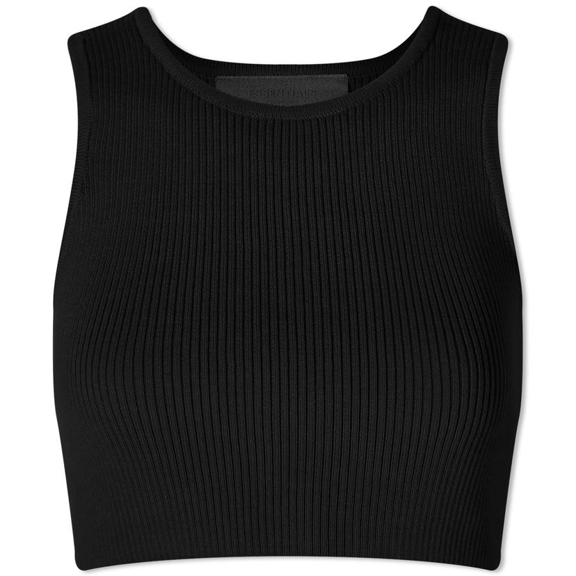 Crop top Fear of God Essentials Sport Tank Top Musta | 192BT235340FW
