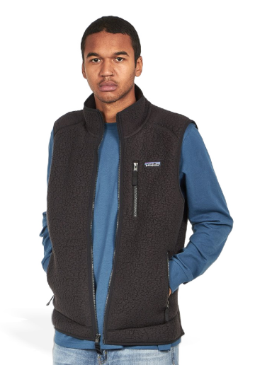 Liivi Patagonia Retro Pile Vest Musta | 22821-BLK