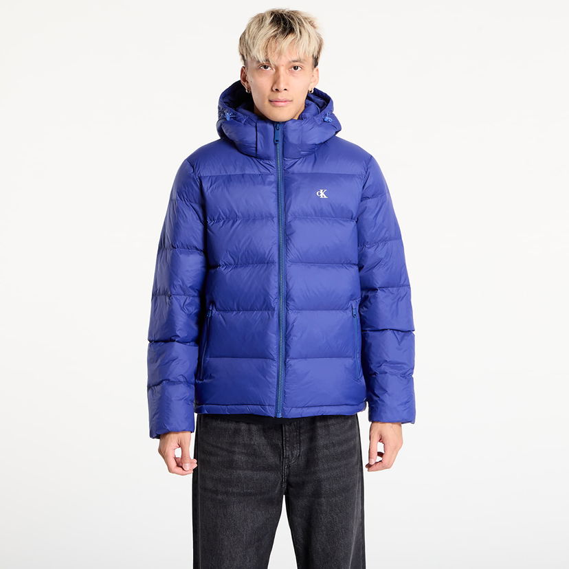 Puffer takki CALVIN KLEIN Calvin Klein Jeans Ls Nylon Zip Off Hooded Jacket Sininen | LV04RC518G IZ4