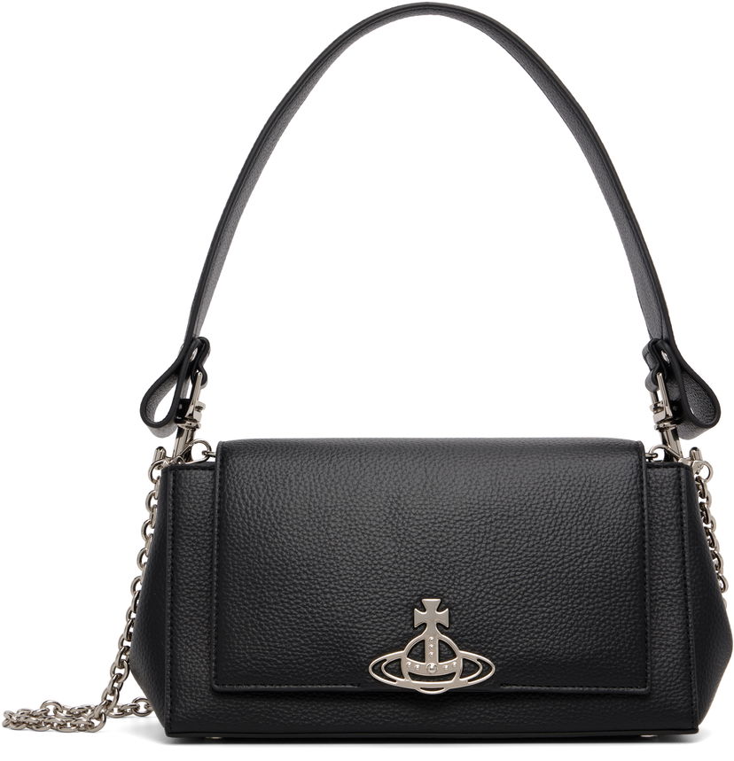 Olkalaukku Vivienne Westwood Vivienne Westwood Hazel Medium Shoulder Bag Musta | 46020001W-S000D-