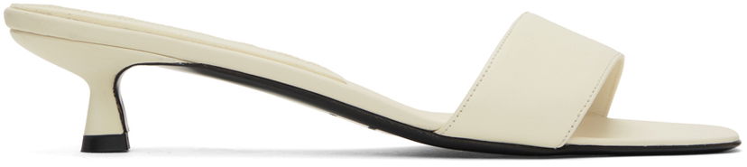Asusteet Loulou de Saison Loulou de Saison Atrium Heeled Sandals Valkoinen | ATRIUM