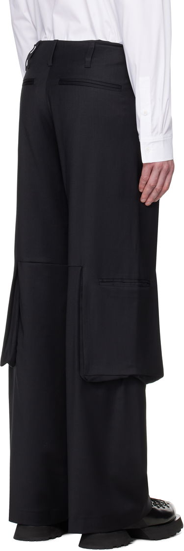 Cargo housut HELIOT EMIL HELIOT EMIL Ferro Tailored Cargo Pants Musta | SS25_M_10_198_BLK01, 2