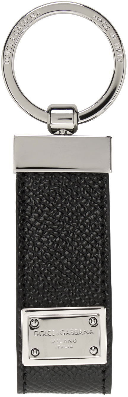 Avaimenperät Dolce & Gabbana Black Dauphine Keychain Musta | BP1371AG219