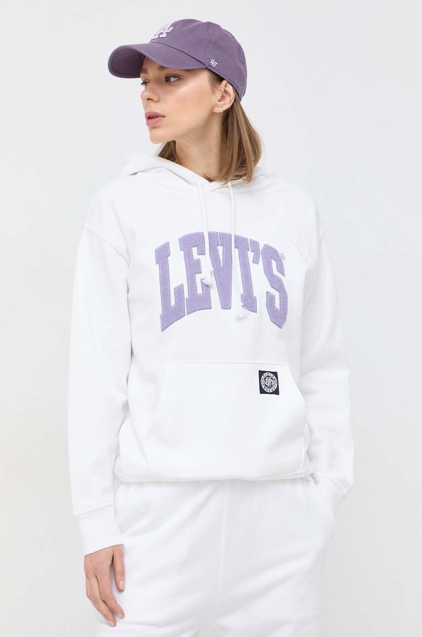 Huppari Levi's Hoodie Valkoinen | 18487.0243, 0