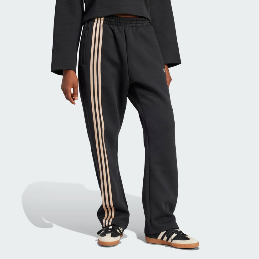 Verryttelyhousut adidas Performance Oversized 3-Stripes Sweatpants Musta | JJ0941