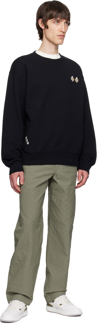 Villapaita Givenchy Givenchy Cotton Sweatshirt with Patches Musta | BMJ0LC3YQQ001, 3