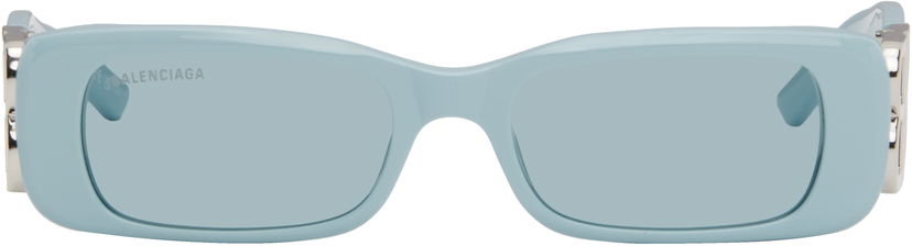 Aurinkolasit Balenciaga Balenciaga Dynasty Rectangle Sunglasses Sininen | BB0096S-025