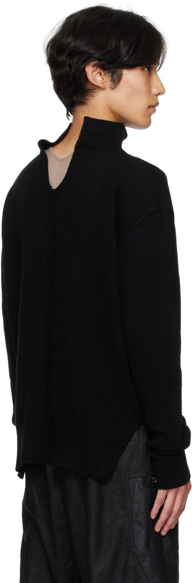 Villapaita Rick Owens Rick Owens Concordians Tabard Sweater Musta | RU02E1648 WSBR, 2