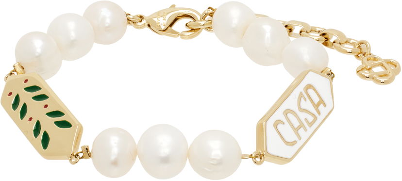 Rannerengas Casablanca Laurel Pearl Bracelet Metallinen | APS25-JW-091-01