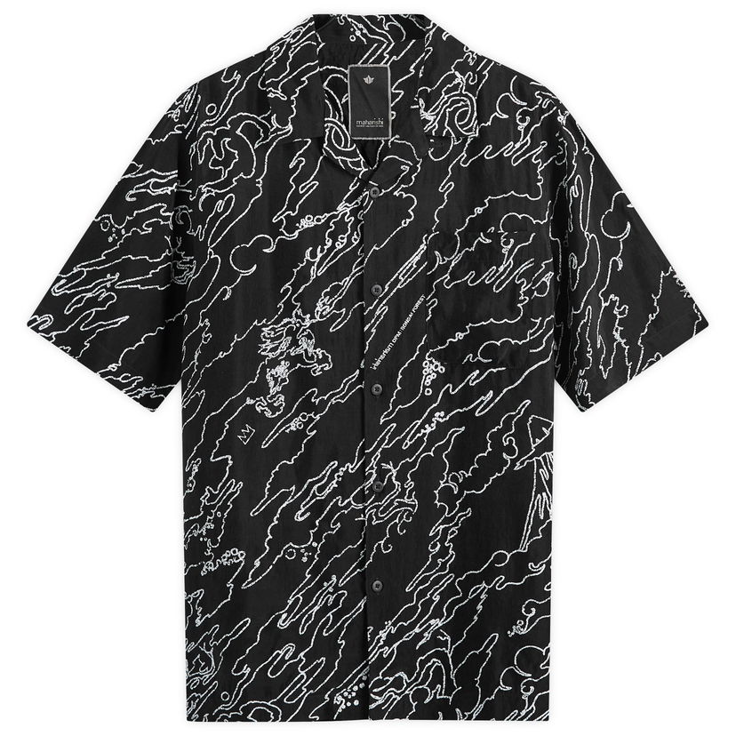 Paita Maharishi Maha Basquiat Musta | 1312-BLK