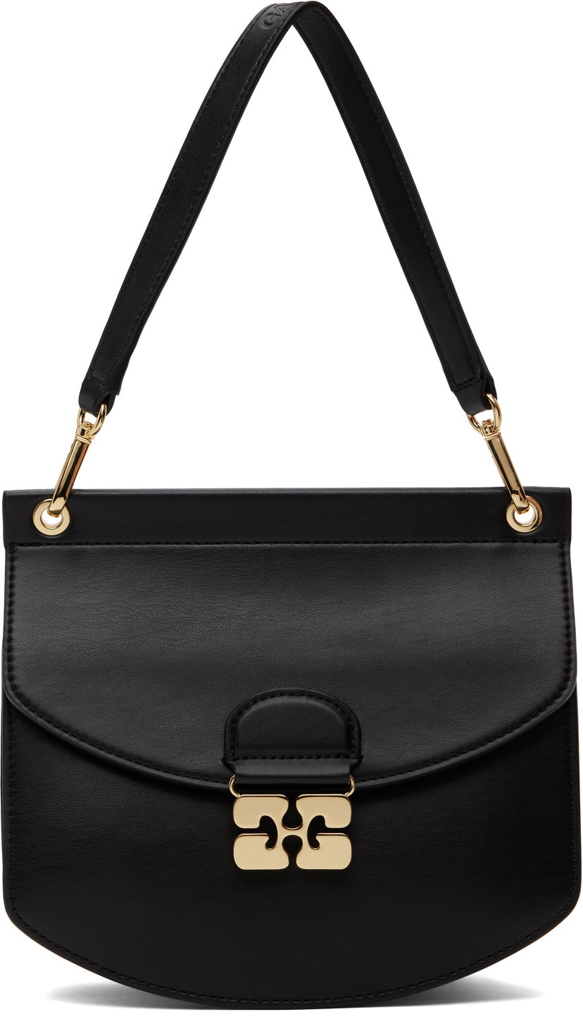 Käsilaukku GANNI Ganni Small Apo-G Shoulder Bag Musta | A6449