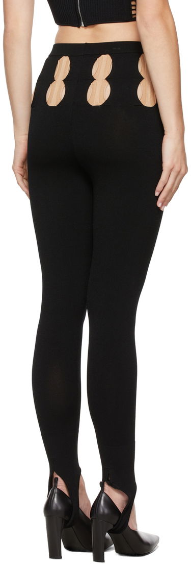 Leggingsit Dion Lee Double Stirrup Leggings Musta | C7015F21, 2