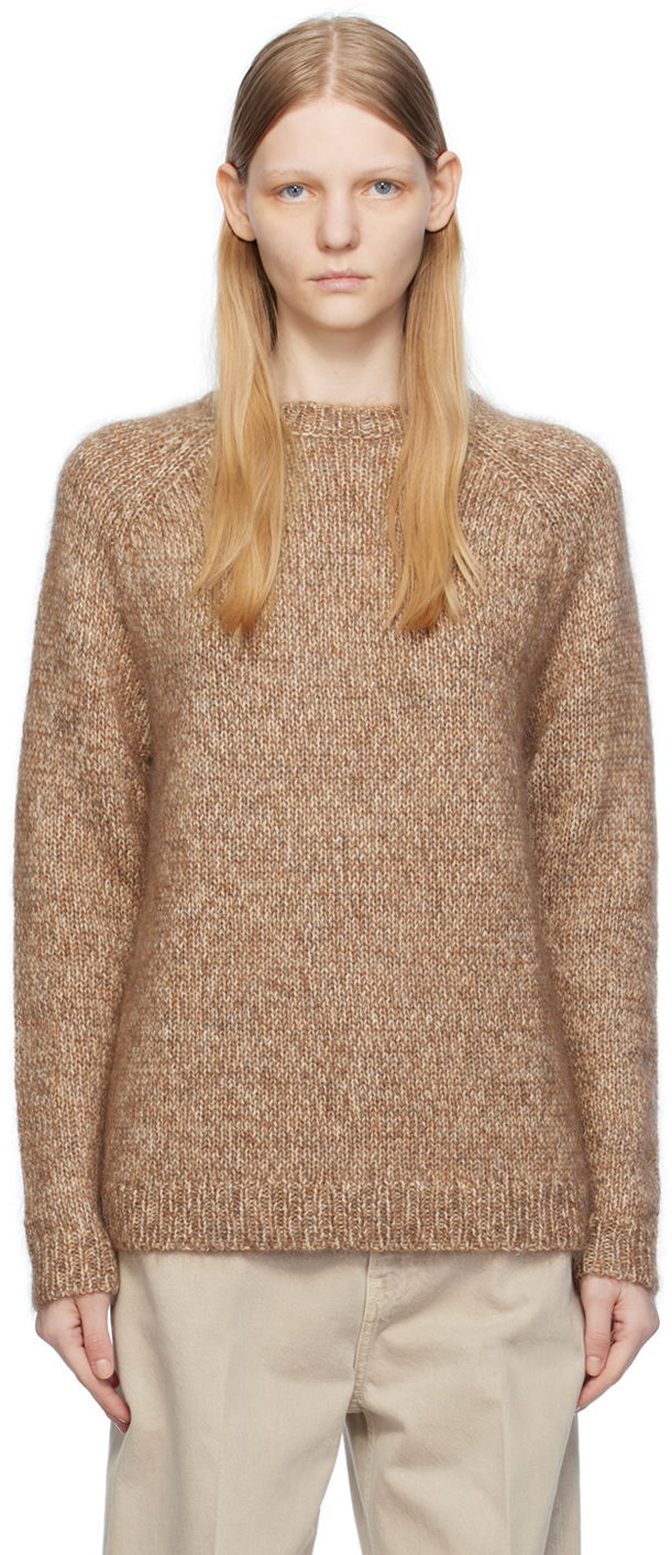 Villapaita TOTEME Raglan Knit Sweater Ruskea | 234-WRTWTP224-YA0015