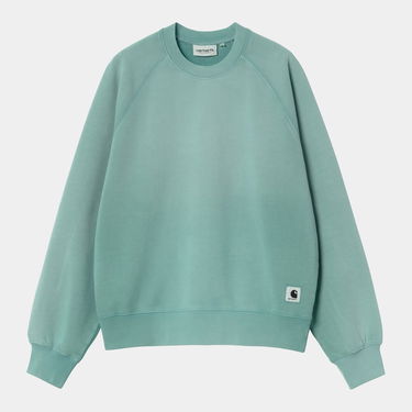 Huppari Carhartt WIP Carhartt WIP Hudson Sweatshirt Turkoosi | I035136_12, 0