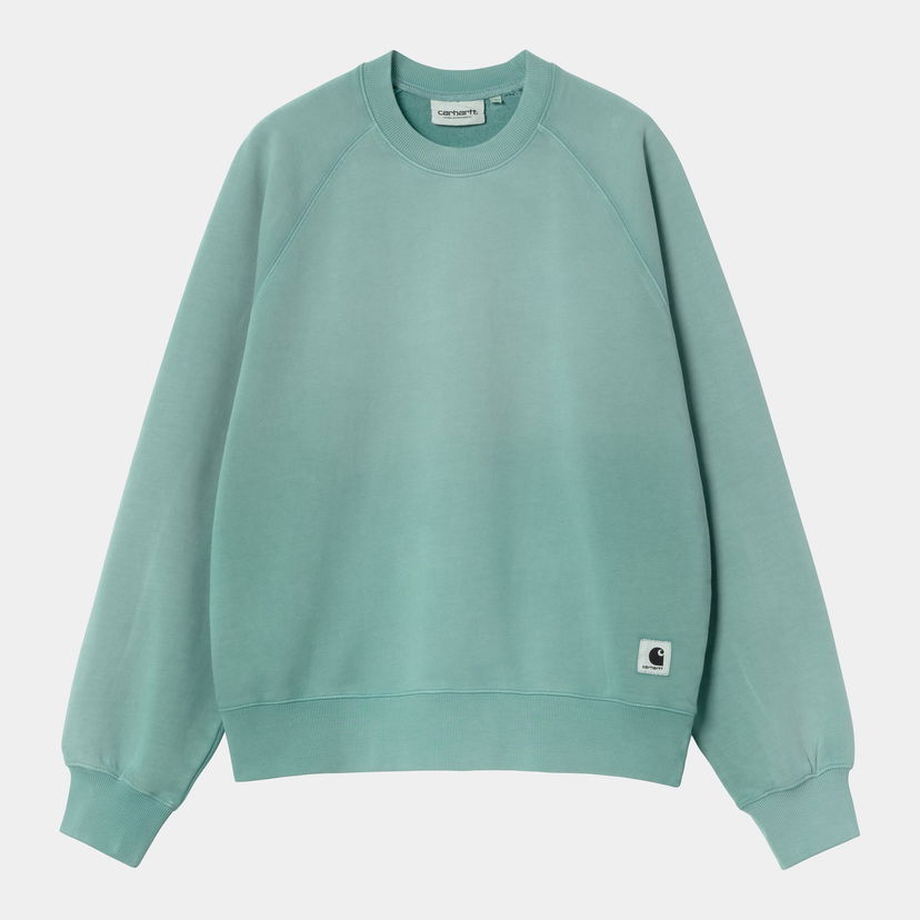 Huppari Carhartt WIP Carhartt WIP Hudson Sweatshirt Turkoosi | I035136_12
