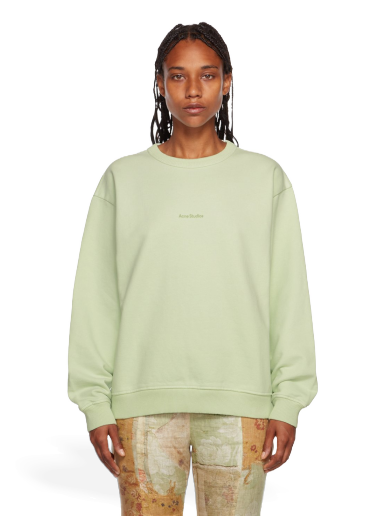 Huppari Acne Studios Organic Cotton Sweatshirt Vihreä | AI0067-