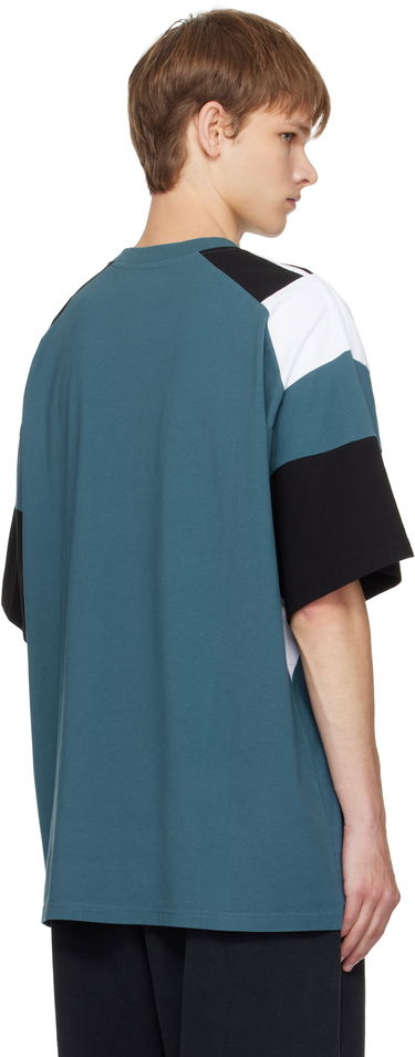 T-paita Martine Rose Martine Rose Oversized Panelled T-Shirt Turkoosi | 630JE01529D, 2
