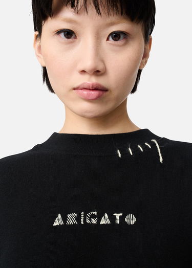 Huppari AXEL ARIGATO Crewneck Loops Sweatshirt Musta | A3438001, 5