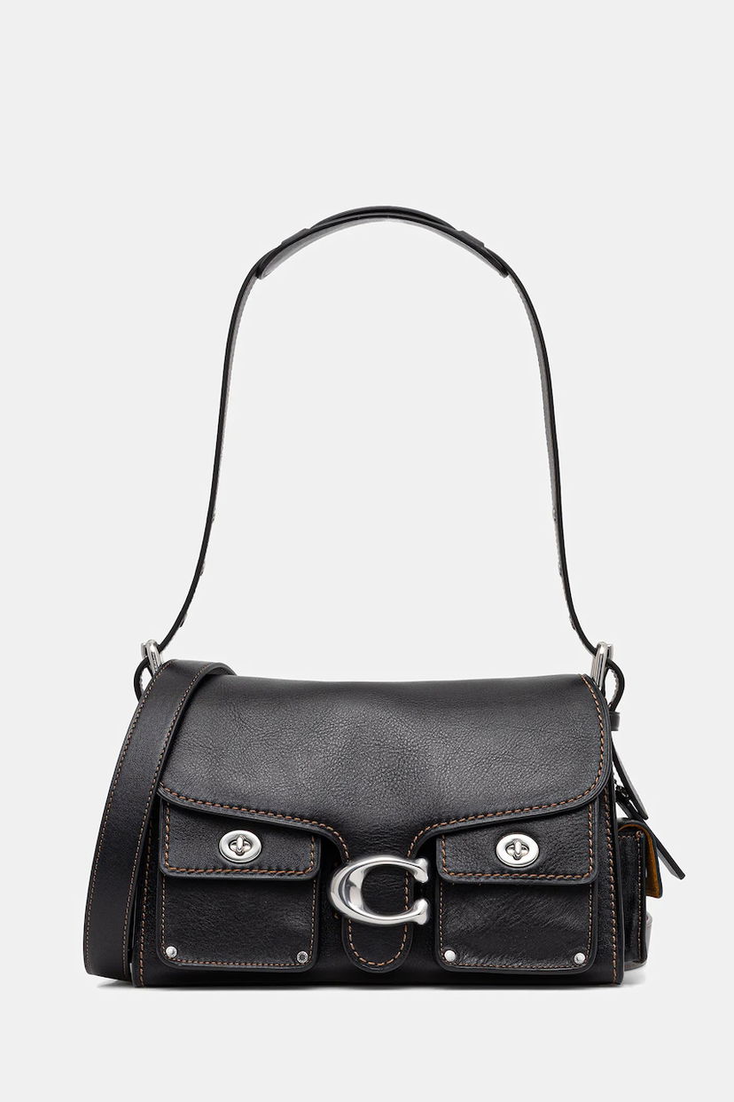 Olkalaukku Coach Coach Cargo Turnlock Soft Tabby Shoulder Bag Musta | CU124