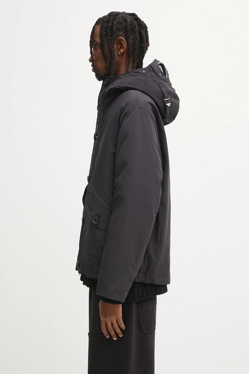 Puffer takki C.P. Company Hooded Down Winter Jacket Musta | 19CMOW197A110419A, 1